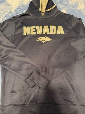 Colosseum Nevada Navy and Gold Pullover Hoodie
